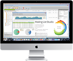 Mailing List Studio su iMac
